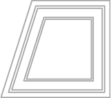 trapezoid architectural window