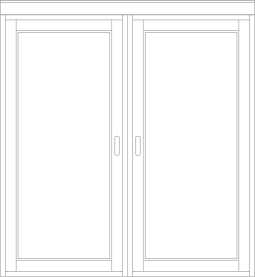 rendering of a french impact door