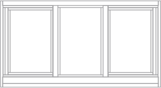 rendering of a Classicvue™ aluminum horizontal impact-resistant roller window