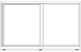 rendering of an impact resistant horizontal roller window by PGT