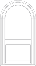 Arch top Winguard proview window rendering